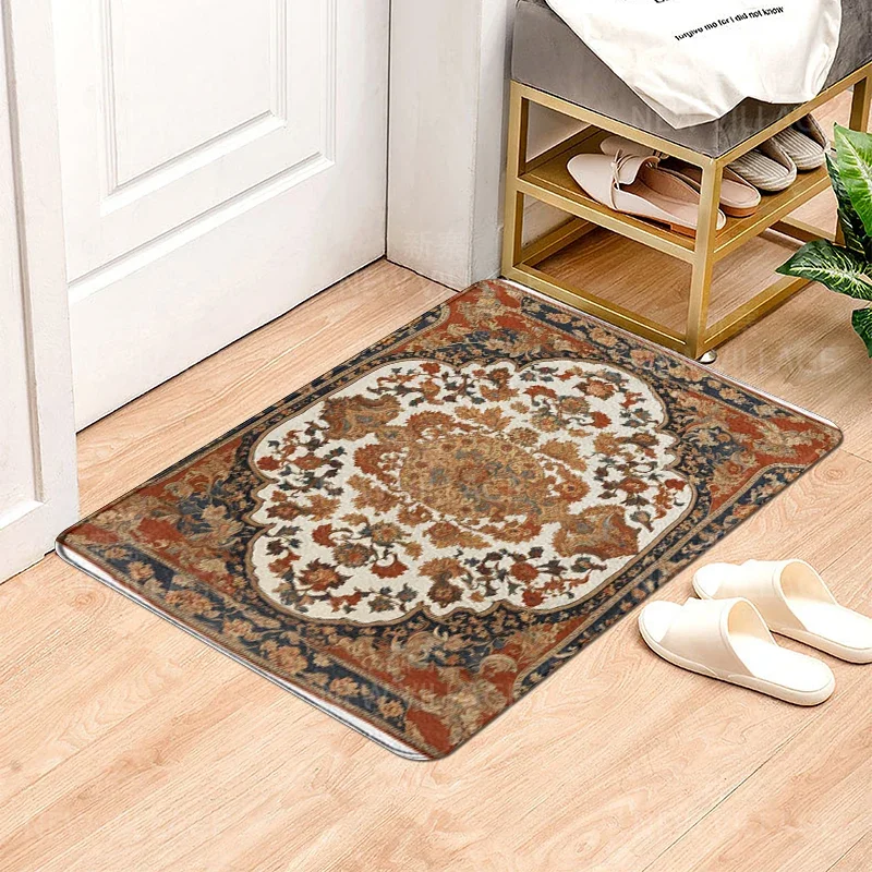 House entrance carpet Home door mat Modern Nordic style Room Bath Foot bathroom non-slip Kitchen water absorption rugs Abstract