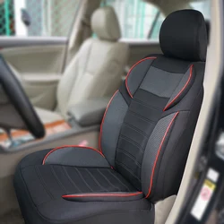 Fundas de asiento de coche de esponja de 4MM, accesorios de coche 5D de diseño, Interior, tamaño Universal, apto para la mayoría de los coches con reposabrazos laterales