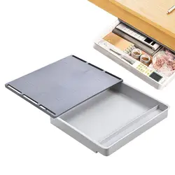 Under Desk Drawer Organizer Invisible Storage Box Under Desk Drawer Organizer Self Adhesive Slide Out Desk Drawer For Stationery