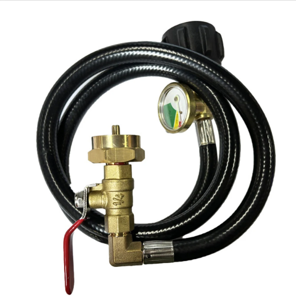 

Control Valve 3FT Refill Hose Outdoor Use 3ft Propane Refill Hose Included Propane Cylinder Cap Construction With Brass