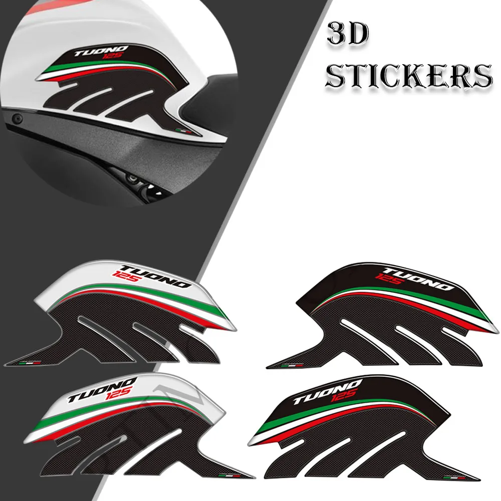 Motorcycle For Aprilia Tuono 125 Tuono125 Fuel Side Tank Pad Protector Stickers Emblem Decals 2019 2020 2021 2022