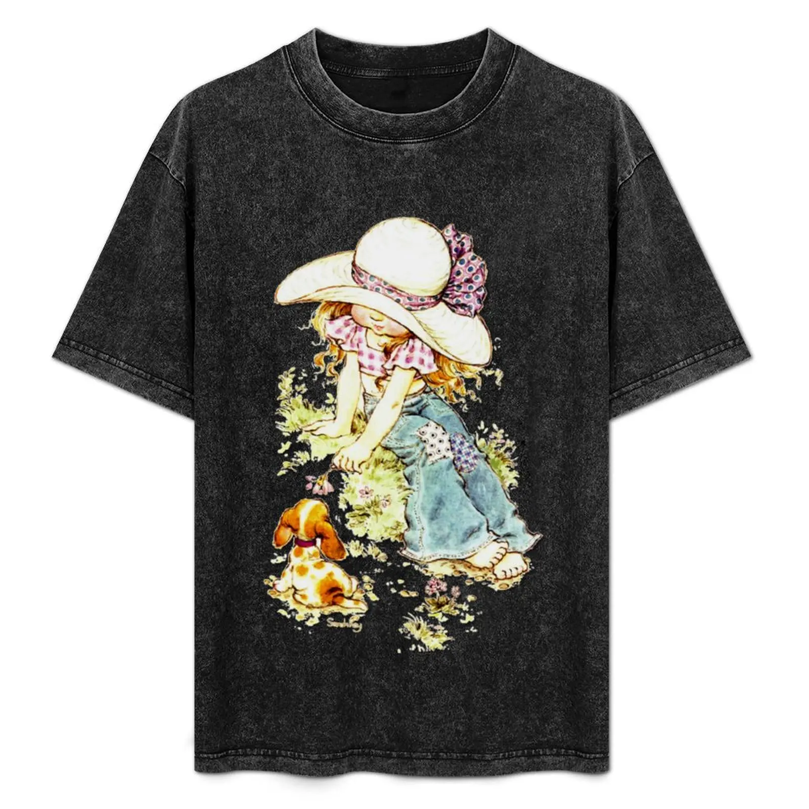 

Sarah Kay with puppy T-Shirt man clothes rapper graphic tees men clothes