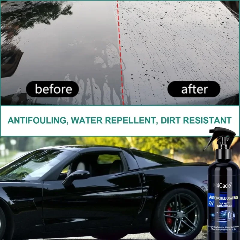 H1 Ceramic Car Coating Quick Detail Spray-Extend Protection of Waxes Sealants Coating Quick Waterless Paint Care car wax