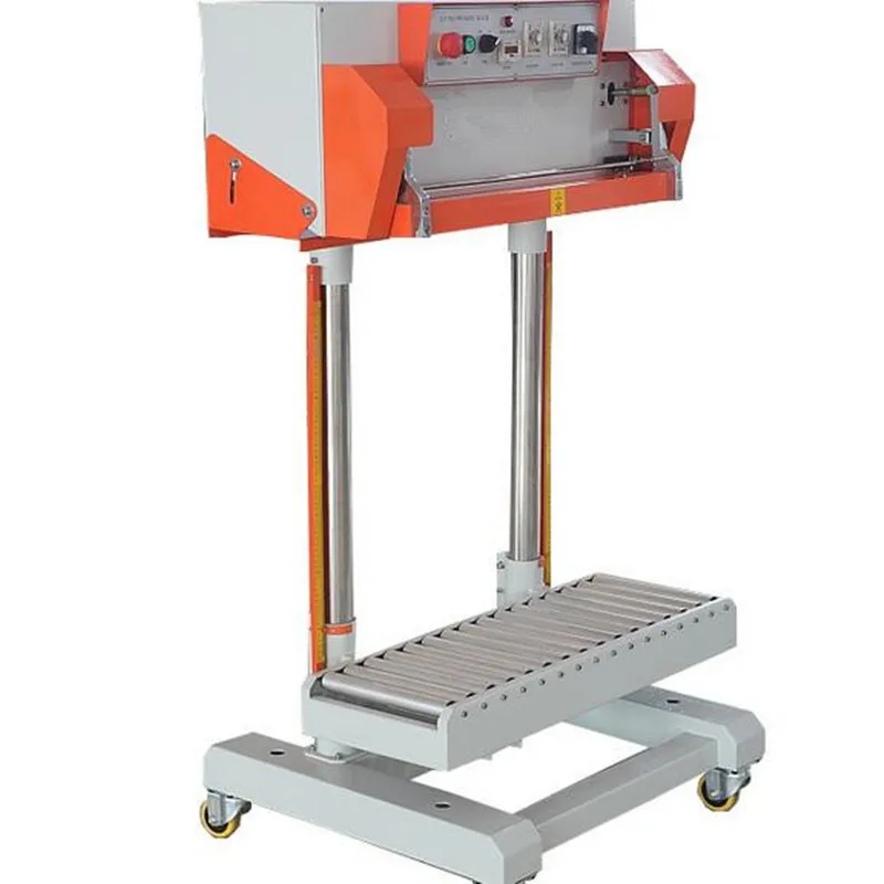 OLF700A Pneumatic 25kg 50kg Heat Sealer Kraft Paper Pouch Heavy Flour Rice Grain Fertilizer Plastic Bag Sealing Machine