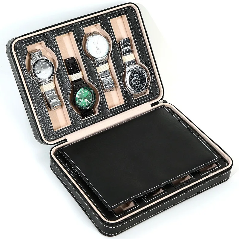 Multiple Watches Organizer Box Mechanical Watch Collection Boxes Luxury Watch Storage Cases Household Watches Display Case