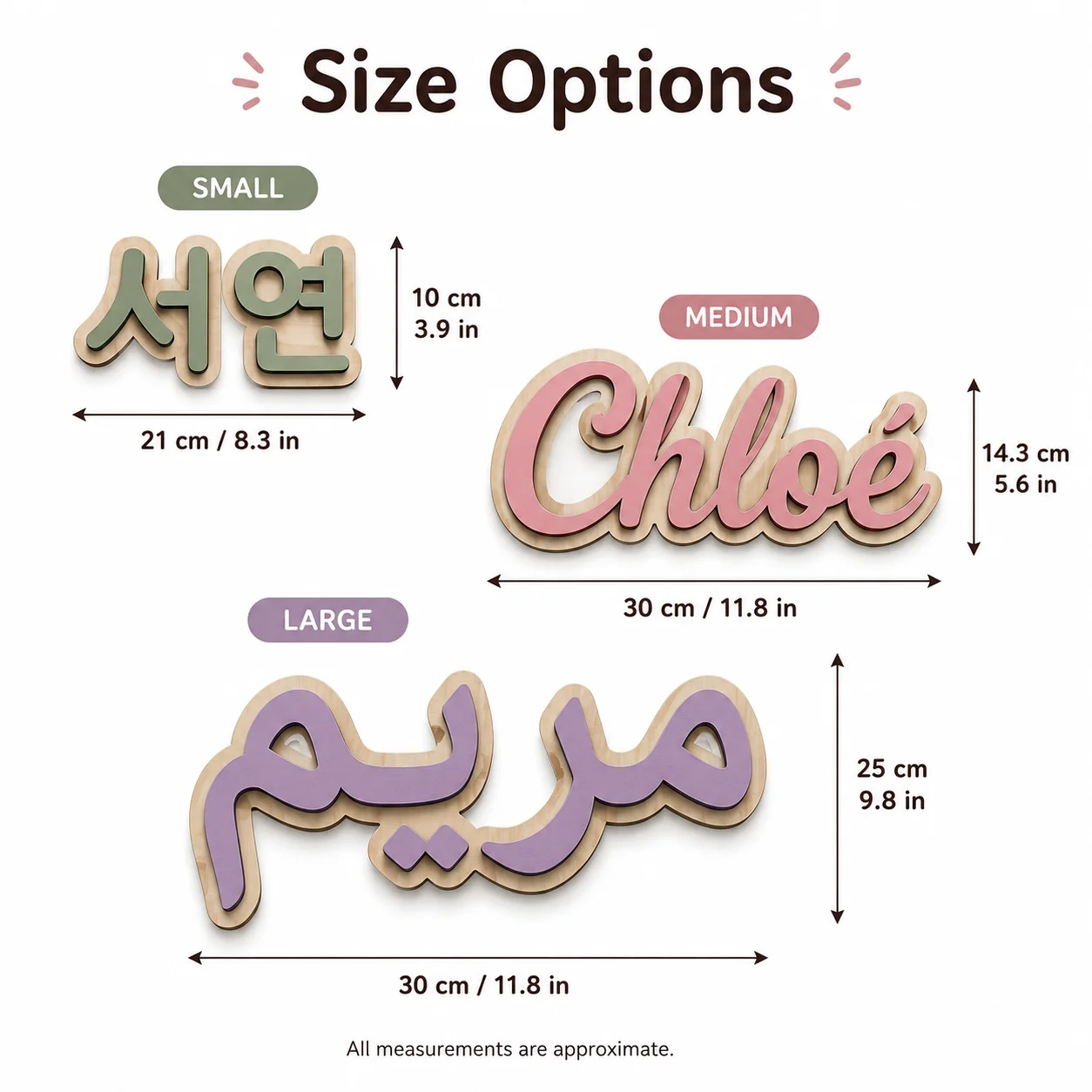 Personalized Kids Door Sign Customized Name and Color Sign for Nursery Bedroom Wall Decor Baby Toddler Room Decoration