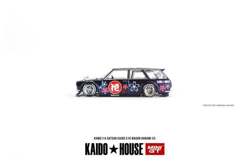 Kaido House x MINI GT 1:64 Datsun 510 Wagon V3  Diecast Model Car