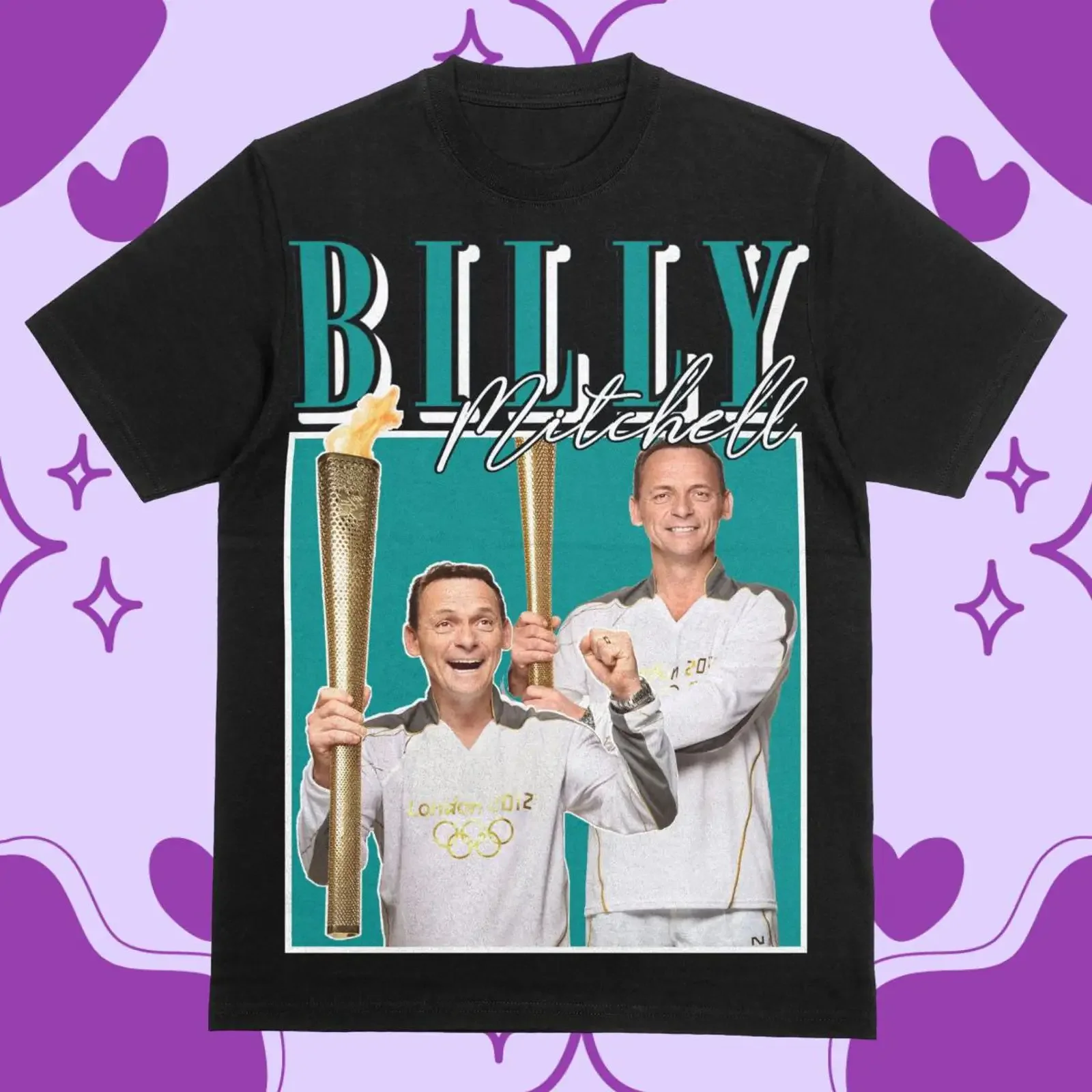 Billy Mitchell 90 s Vintage T Shirt vintage Washed Casual Slightly streetwear Comfortable Soft homme Versatile graphic