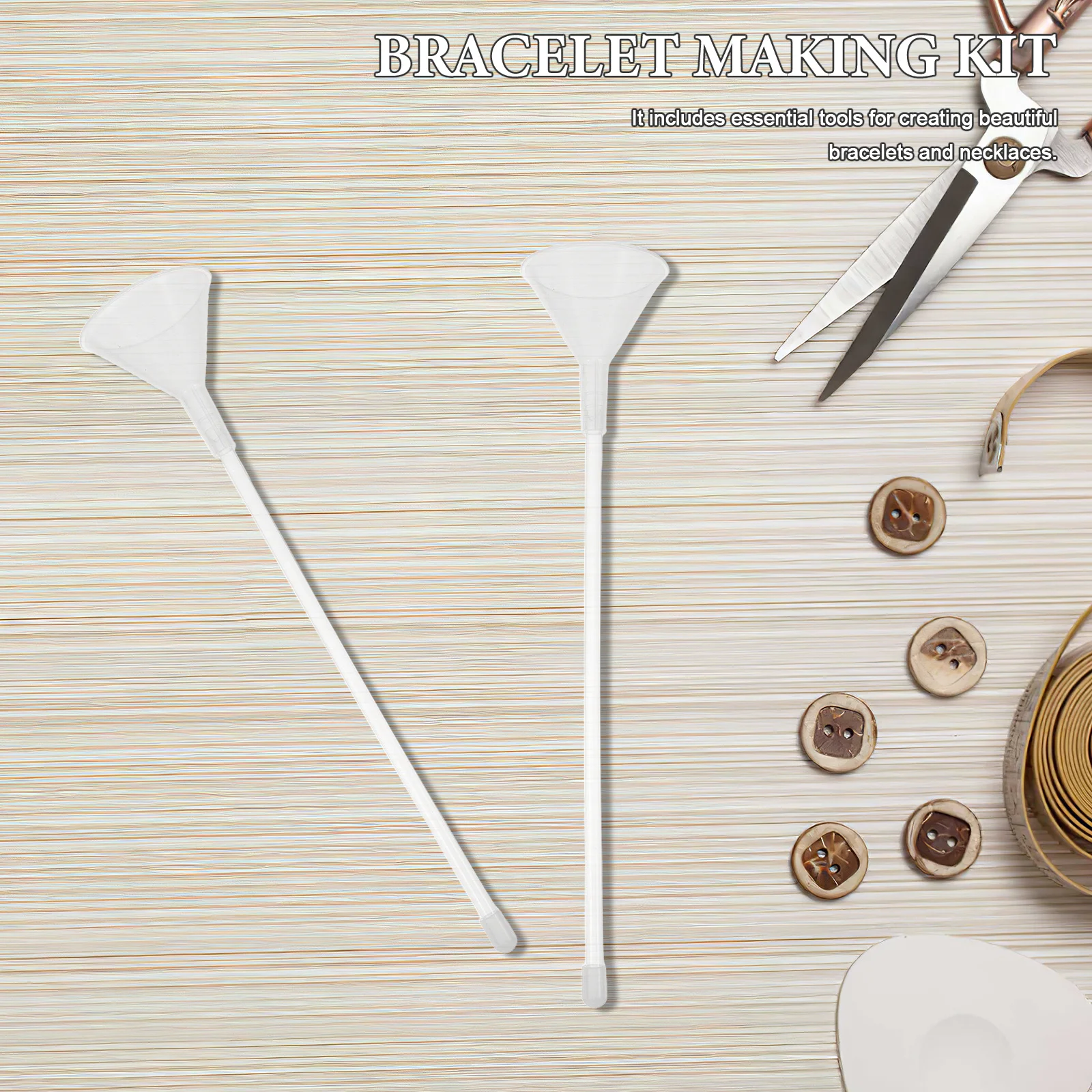 1 مجموعة الديكور عدة لصنع المجوهرات سوار صياغة مع أداة فرز الطين عقد دي اي واي تصميم اكسسوارات حبة الاستغناء #4