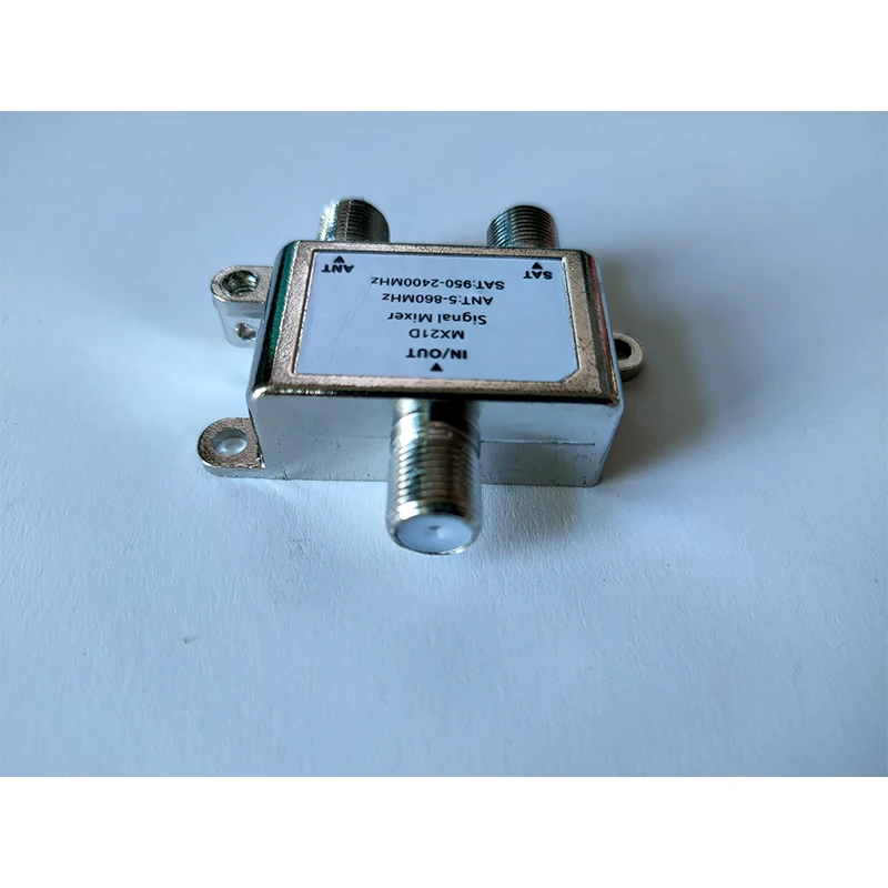 DVB-S2 + DVB-C DVB-T/T2 /atsc/isdbt Mixer combiners SAT950-2400Mhz + ANT 47-870MHz ดาวเทียม + สายเคเบิ้ลทีวีไร้สายตัวแยกสัญญาณ