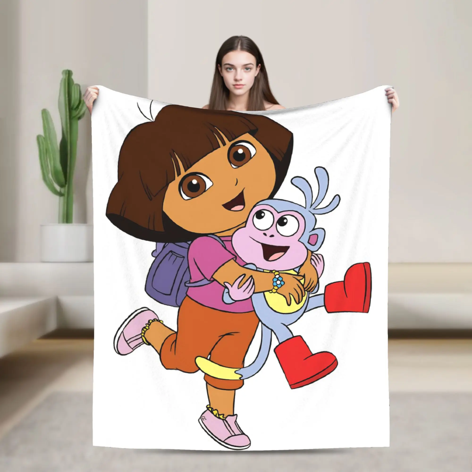 D-Doras The Explorers Blanket Multi-size Super Soft and Warm  Throw Blankets for Couch Sofa and Bed