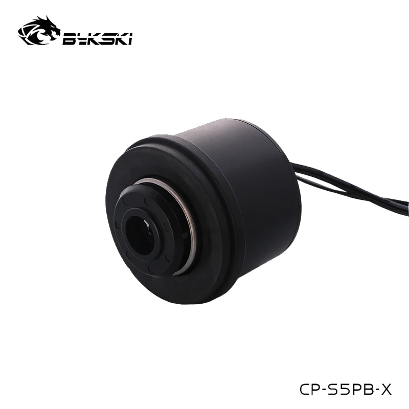 

Bykski PWM Low Noise D5 Pump Core For Computer Liquid Cooling Loop Build,1800~4800rpm,5m Lift,1000L/H,Ceramic Bearing,CP-S5PB-X