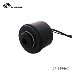 Bykski PWM Low Noise D5 Pump Core For Computer Liquid Cooling Loop Build,1800~4800rpm,5m Lift,1000L/H,Ceramic Bearing,CP-S5PB-X