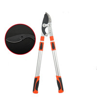 72-92cm Telescopic Long Length Scissor Hedge Anvil Shear Anti-Slip Grip Garden Pruning Shears Hand Tool Ratchet Cut Tree Branch