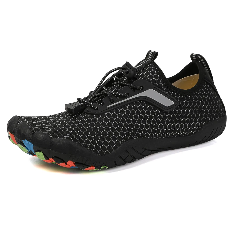 Quick-Drying Aqua Shoes for Men Summer Outdoor Beach Barefoot Swimming Surfing Sneakers Non-slip Upstream Wading Cycling Shoes