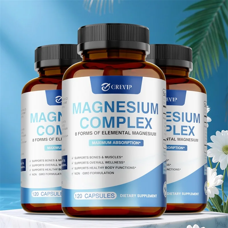 

Комплекс магния - способствует здоровью мышц, костей и сердца, улучшает сон, снимает стресс и тревогу, улучшает энергетический обмен.