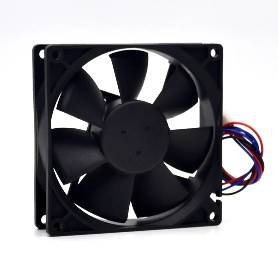 1Pcs  AFB0912HH DC 12V 0.40A 92X92X25mm 92mm 3-wire 3-pin Connector Cooling Fan For Delta