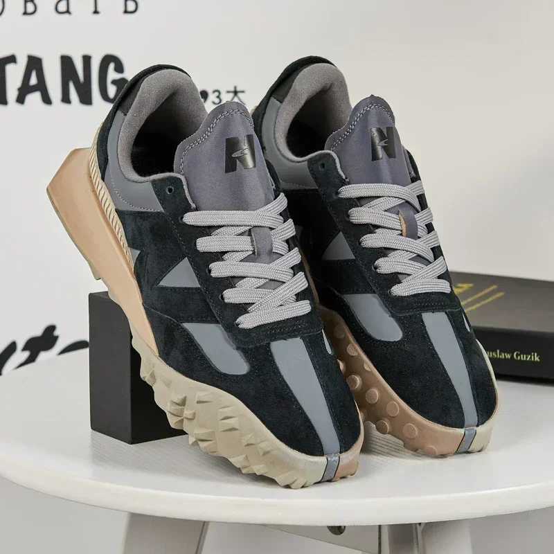 Fashionable shock-absorbing running casual sports shoes for men, new casual trendy shoes with breathable mesh surface