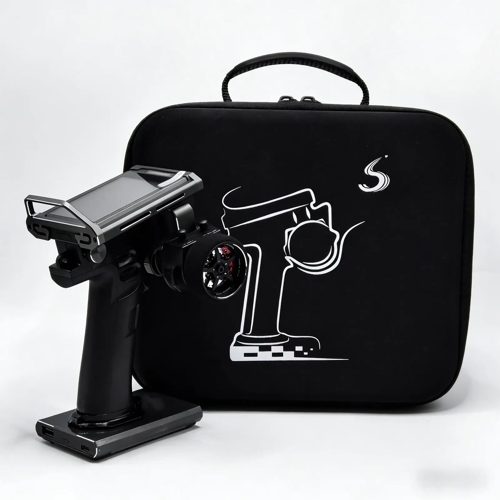 Remote Controller Carrying Bag EVA Waterproof Accessory Premium Practical Smooth Zipper Portable RC Transmitter Case for NB4