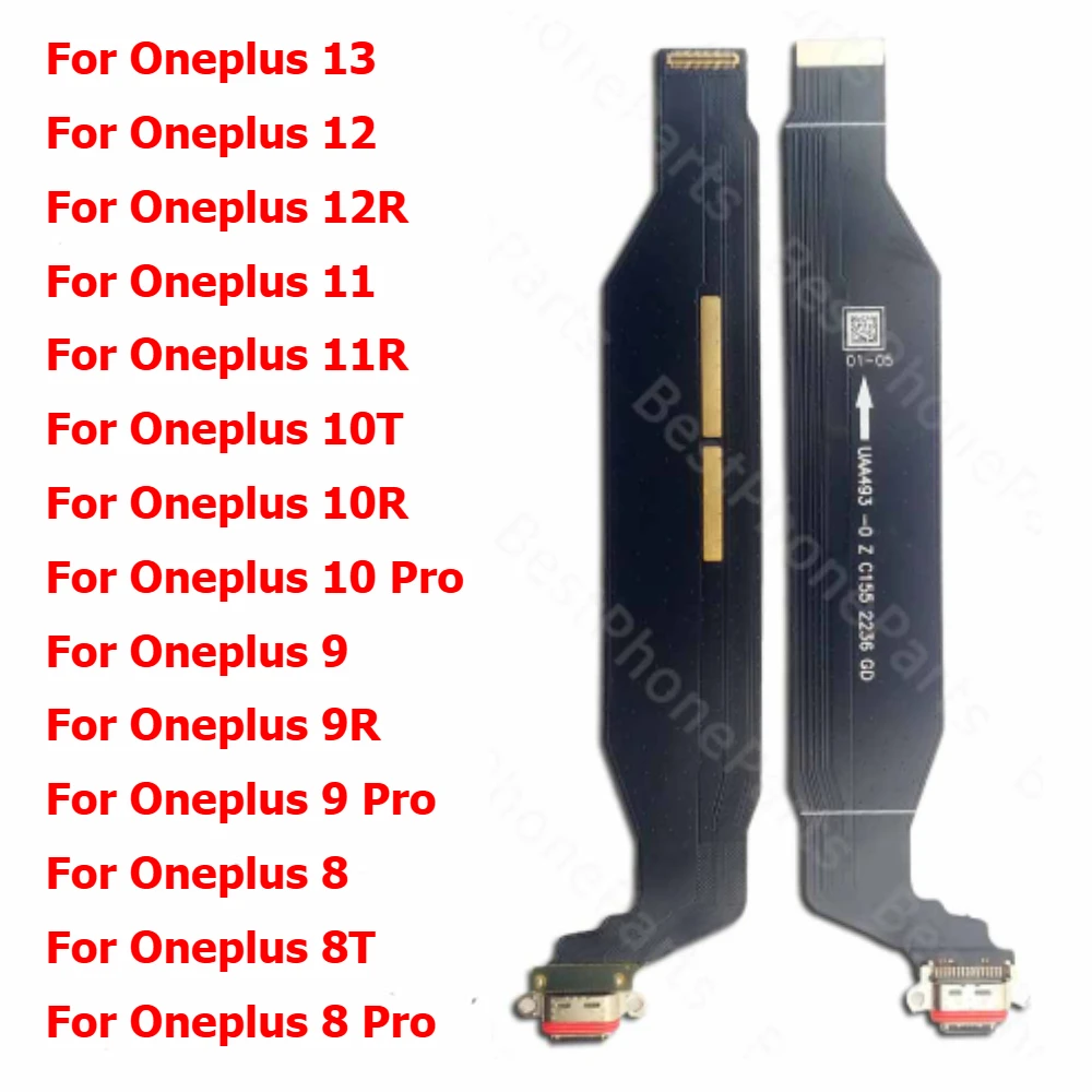 Charge Board For Oneplus 13 12 12R 11 11R 10 10R 10T 9 9R 8 Pro 8T Charging Port Usb Connector PCB Dock Plate Socket Phone Parts