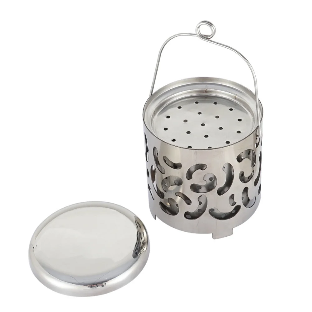 

1Pcs Camping Heater Cover Stainless Steel Portable Warming Stove for Outdoor Use Efficient Heat Radiation 360 Degree Infrared