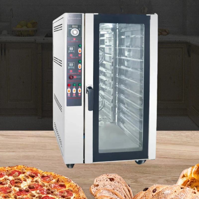 Powder Coated Baking Oven Scratch Resistant Exterior Finish Baking Oven Durable Color Restaurant Furniture Backofen XY60KL