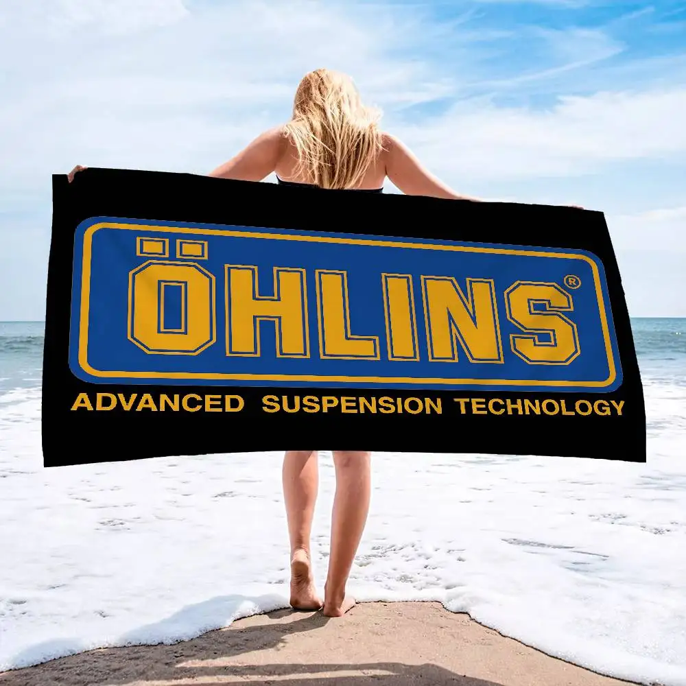 O-Ohlins Bath Towel Microfiber Soft Water Absorbing Breathable For Girl Kids Decorative Cartoon Beach Towel