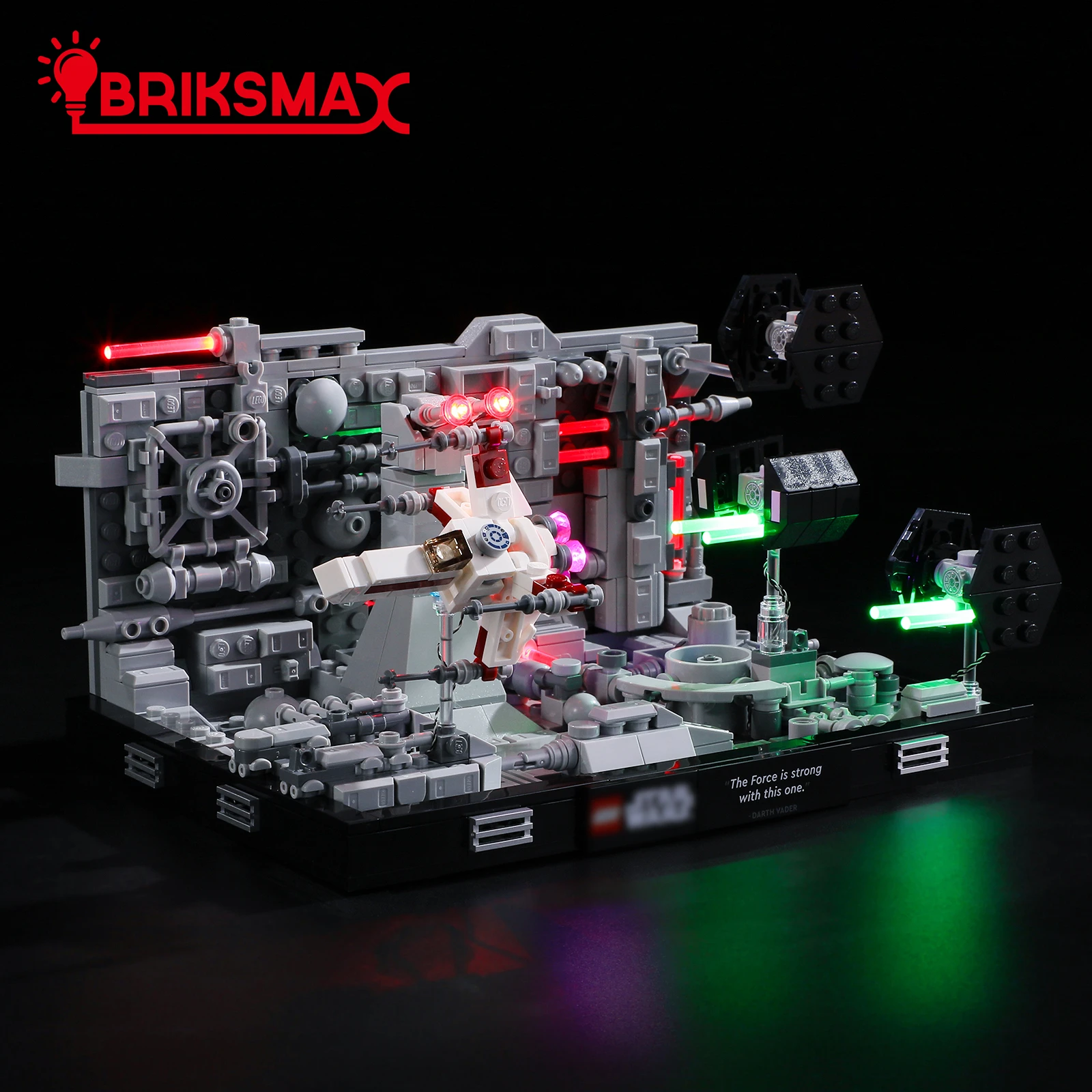 BriksMax LED Light Kit for 75329 Trench Run Diorama Building Blocks Set (NOT Include the Model) Toys for Children