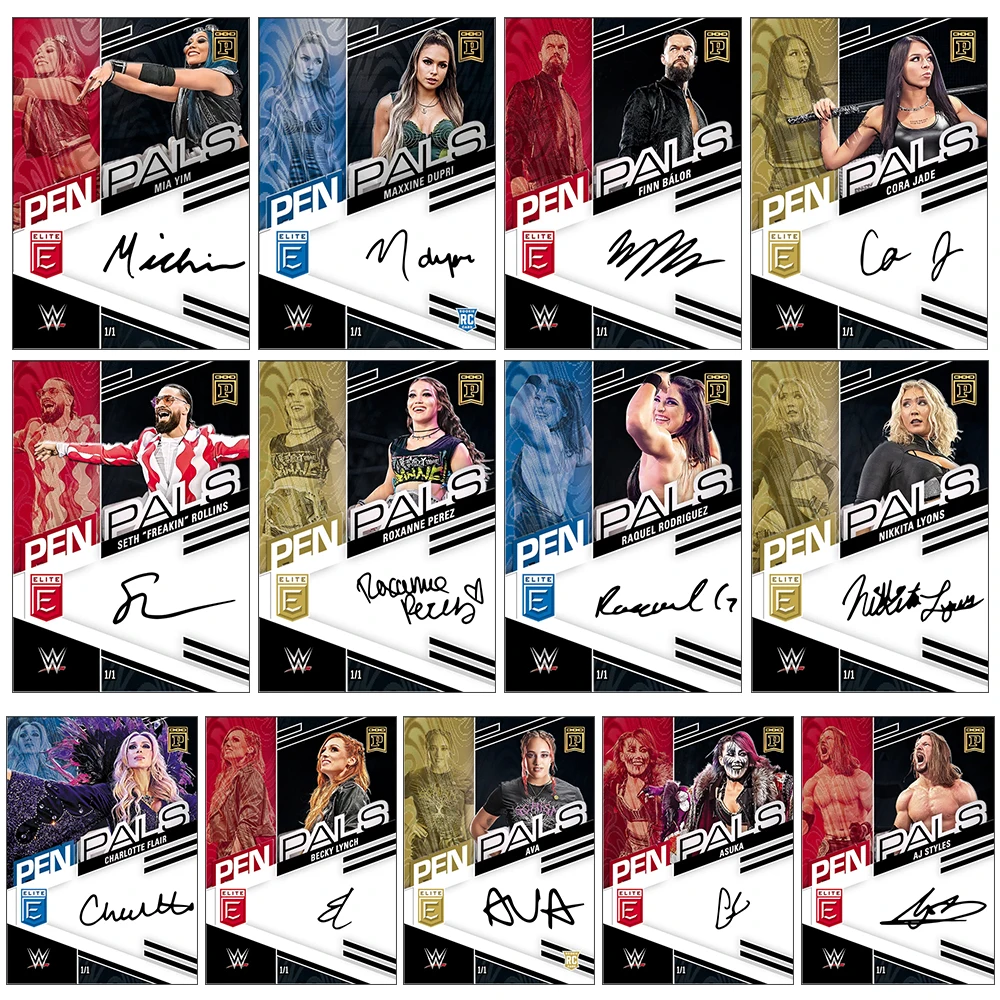 

ПАЛЬНИ-РУЧКА ЧЕРНАЯ DIY самодельная ASUKA SONYA DEVILLE ROMAN REIGNS KEVIN OWENS SETH FREAKIN Подписанная коллекционная карта саржевый лазер