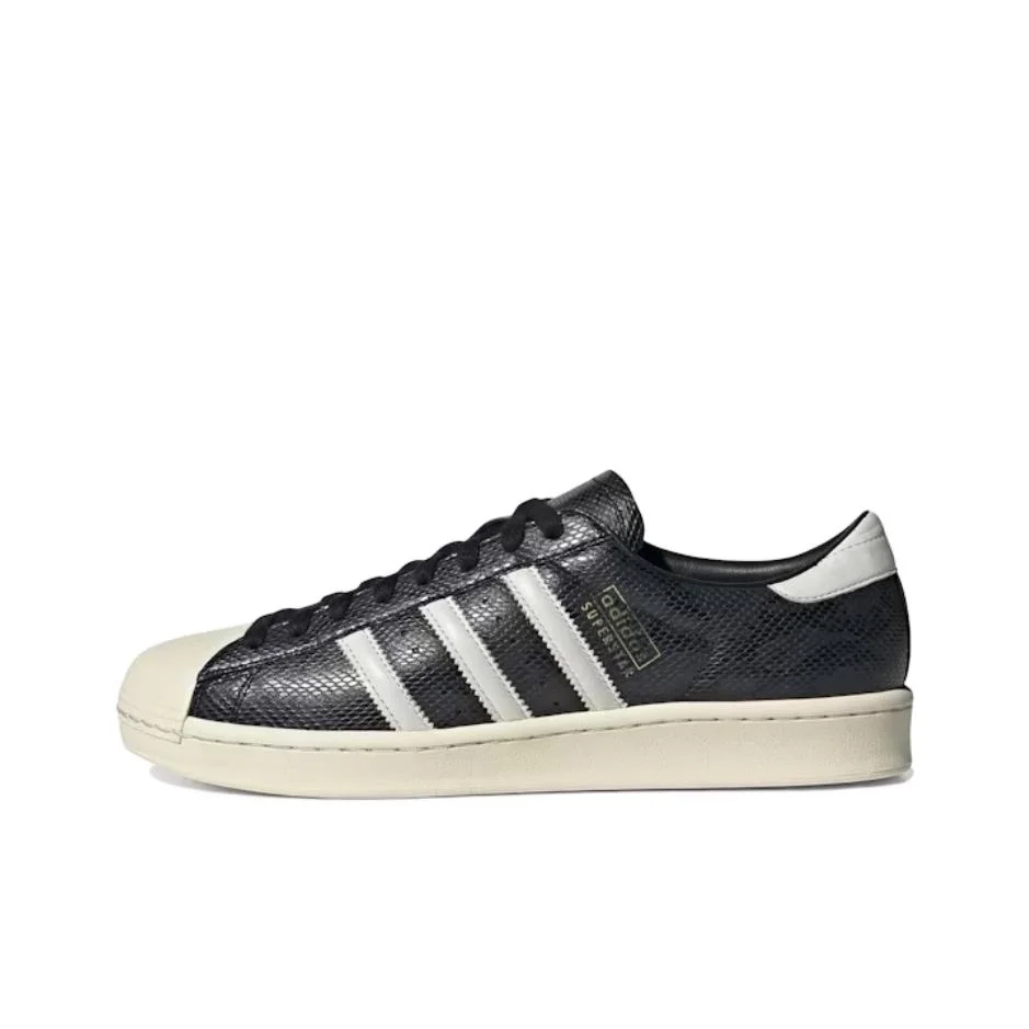 Adidas Originals SUPERSTAR Skateboard Shoes Unisex Black White JR1642