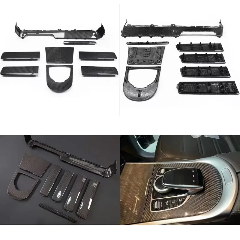 

【CHIMU HOME】 Real Dry Carbon Fiber Interior Trim Replace Style for G-Class W464 G500 G63 for LHD Professional Panel Kit