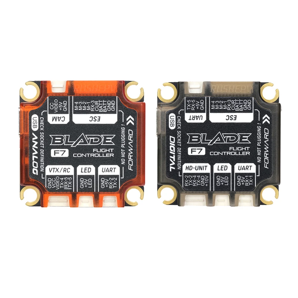 RUSHFPV RUSH BLADE F722 V2 FPV fflight Controller STM32F722 ICM42688P 16MB BlackBox 3-6S 30 x30mm analogico digitale per RC FPV Drone