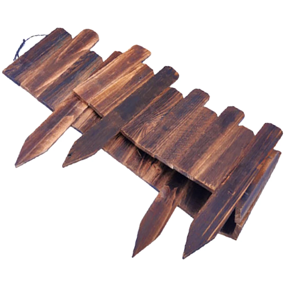 ガーデンエッジング木製ボーダーフェンス装飾芝生ボーダー造園フェンス再利用可能な草保護木製ガーデンエッジング