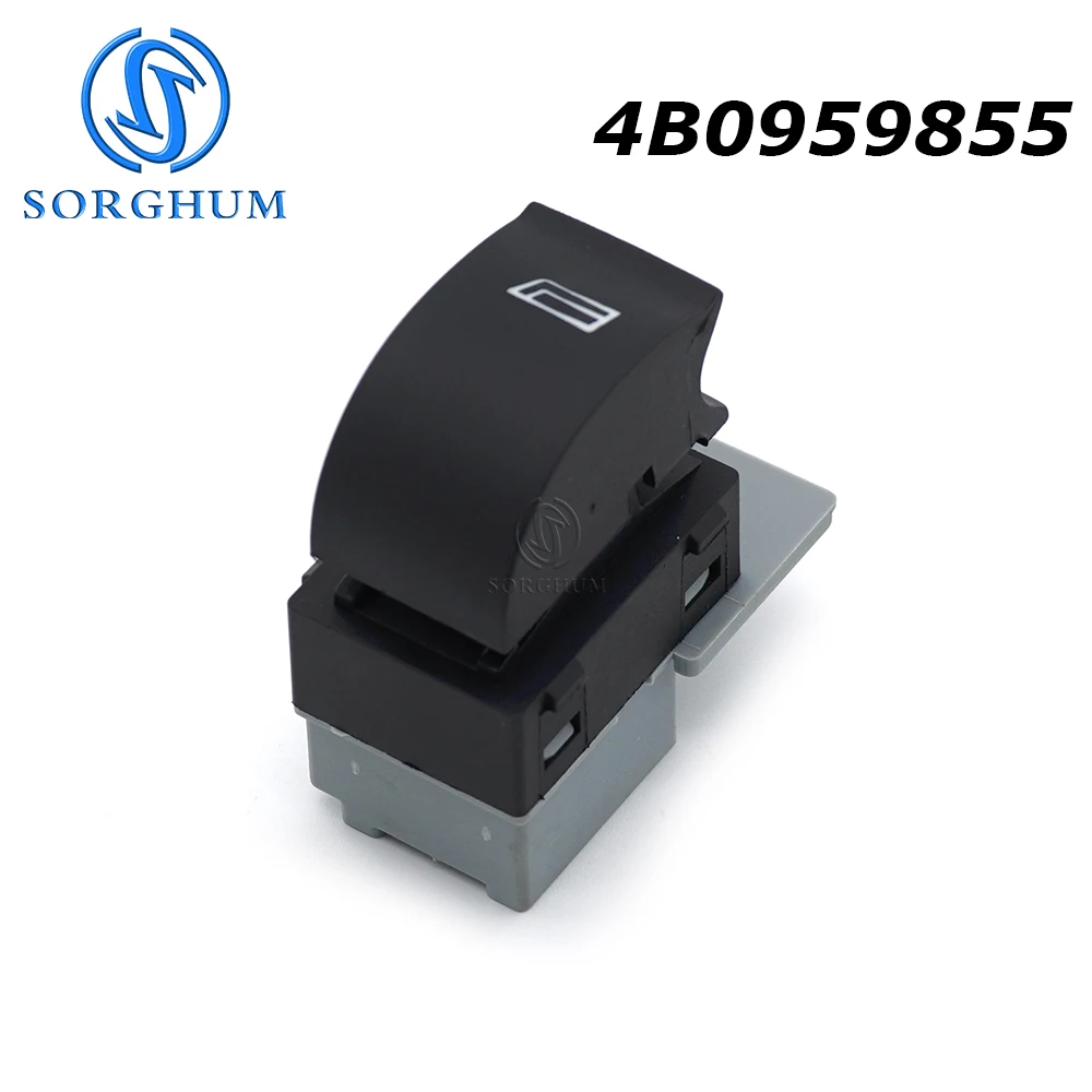 SORGHUM 4B0959855 For Audi A3 A6 C5 Allroad 1997 1998 1999 2000 2001 2005 Passenger Power Window Switch Controllor 4B0959855A