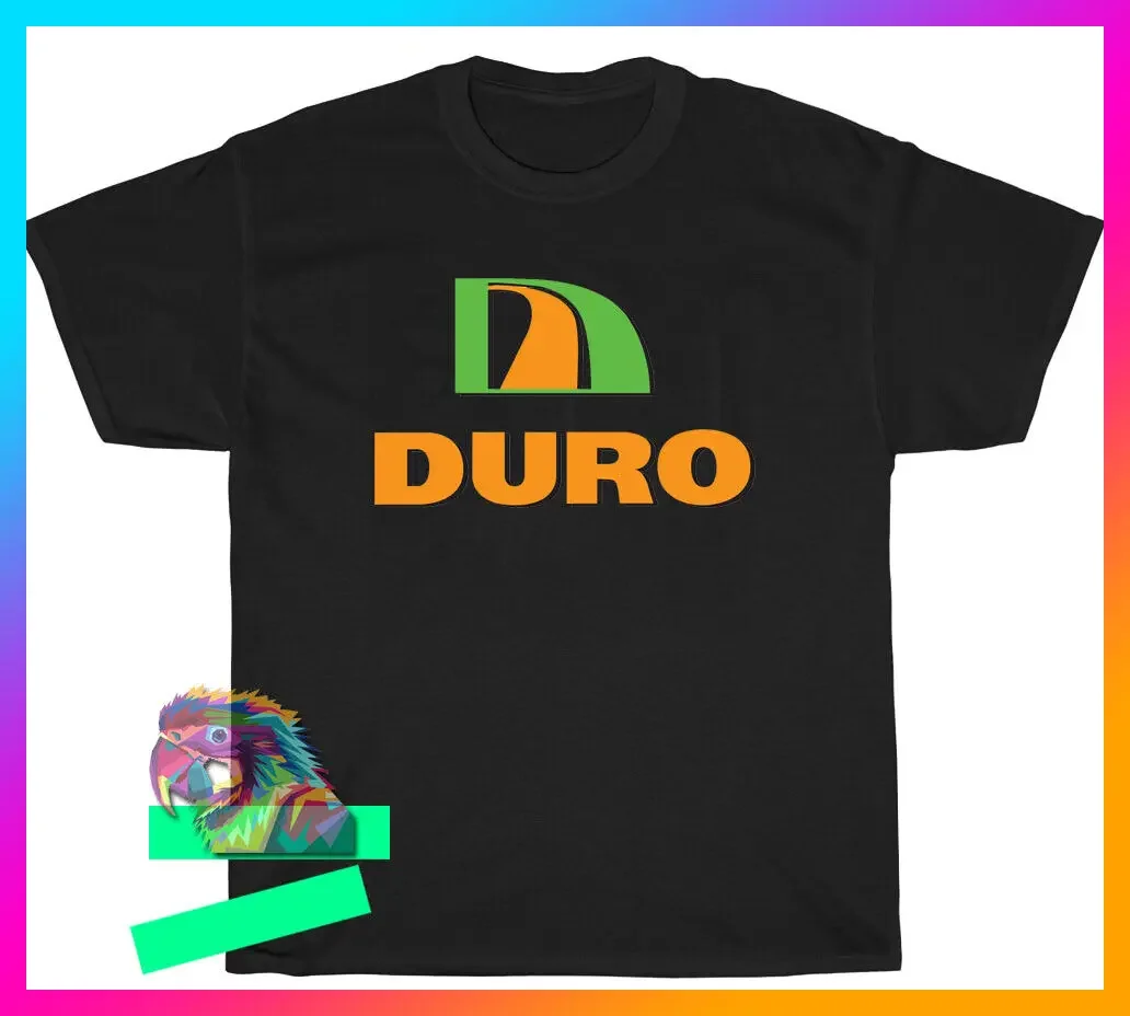 New Item  DURO TIRES American Funny Logo Men's Cotton T-shirt 1 Size S-5XL