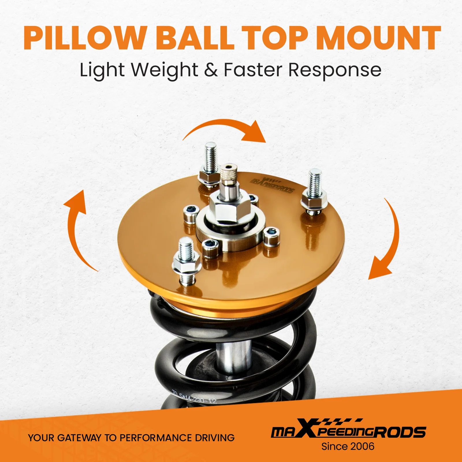 24 طريقة المثبط كويلوفيرز تعليق ل شاحن دودج RWD تشالنجر SRT8 08-10 #4