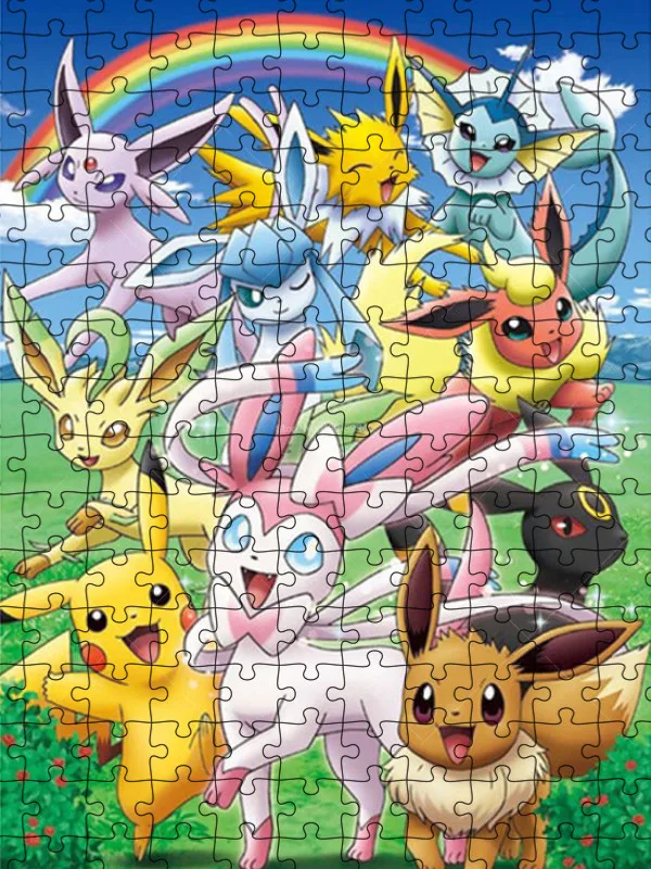 Pokemon Pikachu Jigsaw Puzzles Cartoon Anime 300/500/1000 Pieces Puzzles Decompress Educational Intellectual Children's Toys