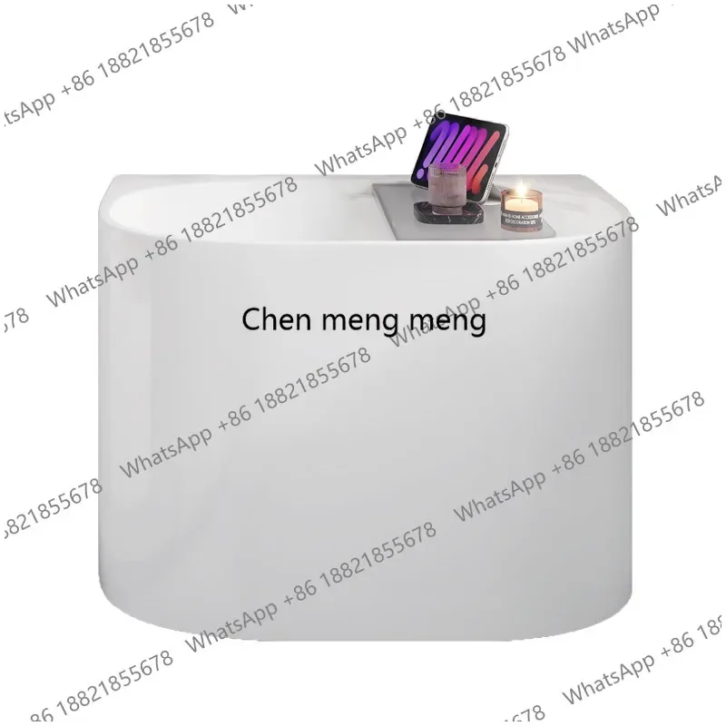 M178 Household small apartment overall thin-edged acrylic independent movable small deep soaking tub