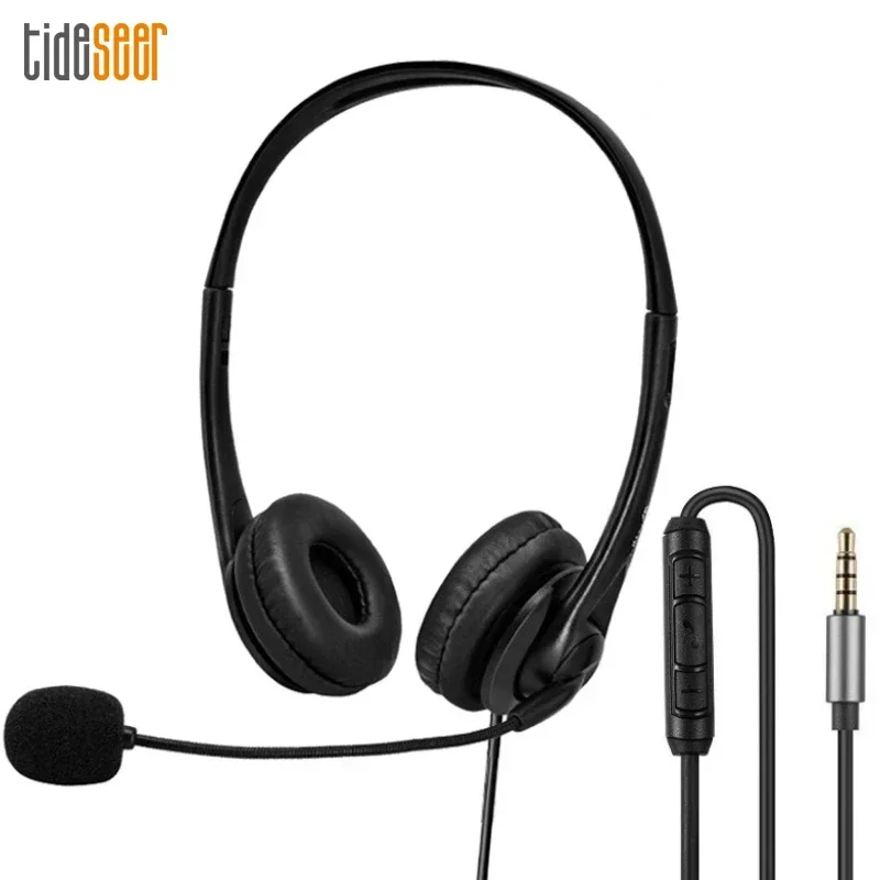 300pcs 3.5mm Wired Gaming Headphones for Computer Adjustable Bass Stereo PC Gamer Over Ear Headset with Mic Volume Control Gifts