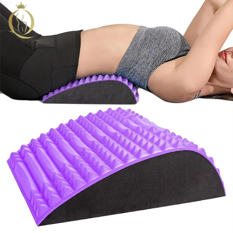 

Back stretcher Back pain relief Back stretching pad Chronic lumbar support Pillow helps with spinal stenosis