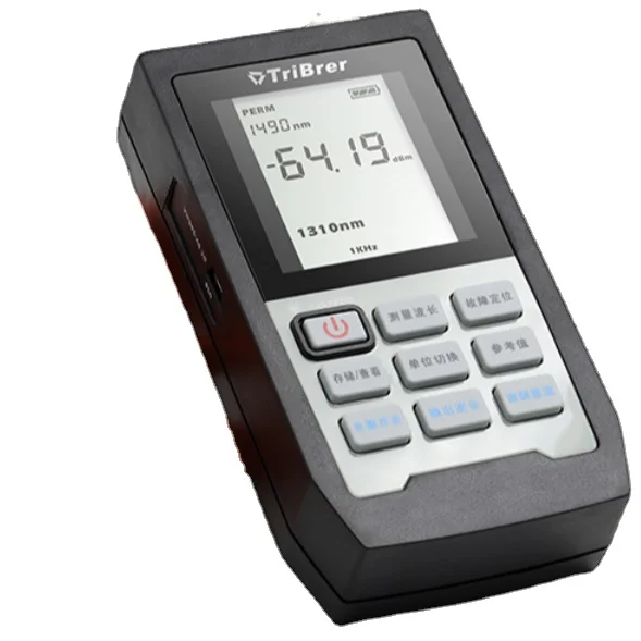 

High Precision All-in-One Optical Power Meter Multimeter with Red Light Source for 5G 4G 3G Networks and TCP