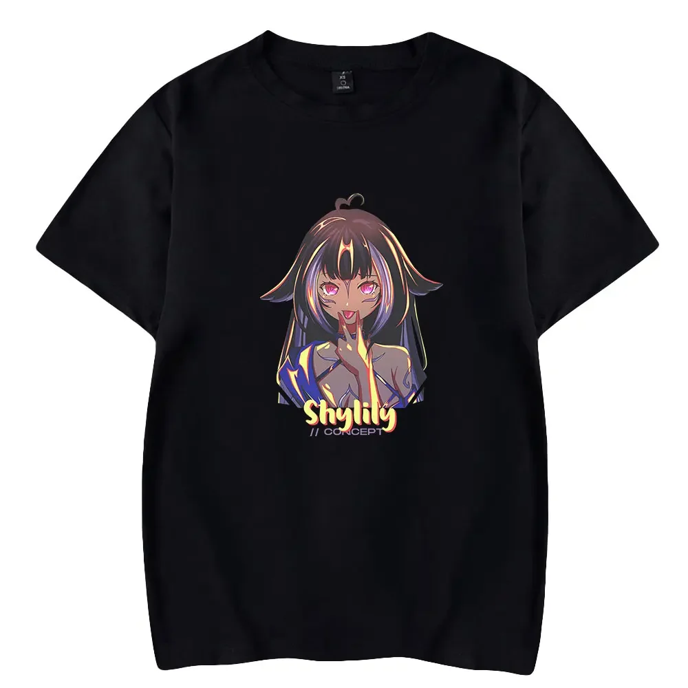 Anime Shylily Merch Oversized T Shirt Women Men Summer Fashion O-neck Short Sleeve Funny Tshirt Graphic Tees Streetwear Cosplay