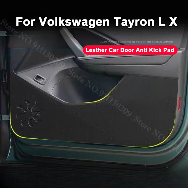 

Для Volkswagen VW Tayron L X (рынок ЕС) 2019-2026: Защитная накладка на дверь автомобиля от ударов, наклейка для защиты бардачка пассажира, декоративные аксессуары