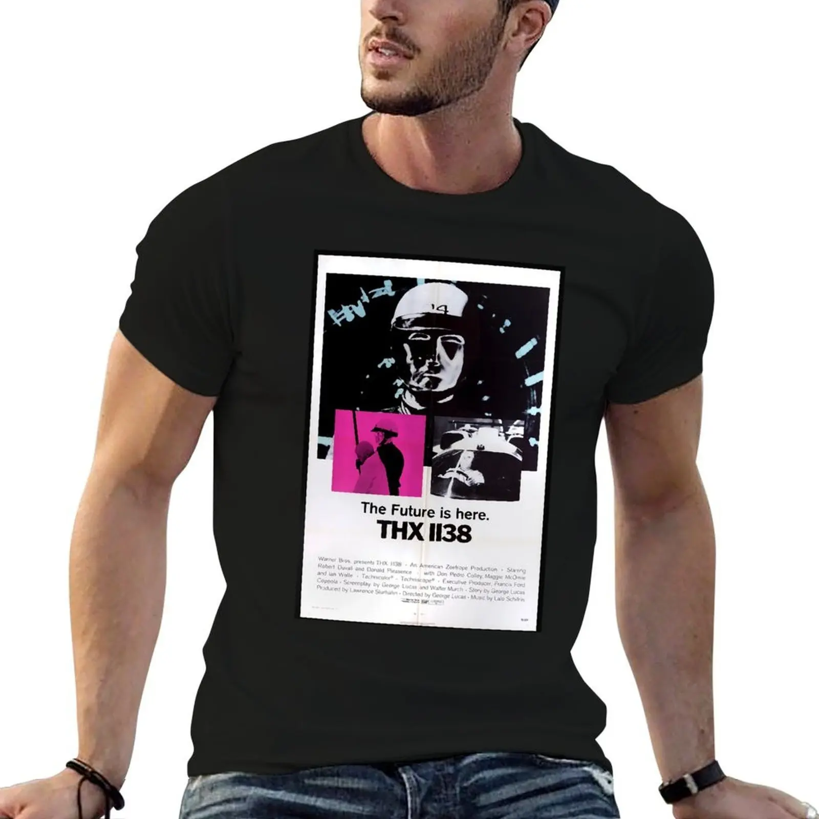 

THX 1138 T-Shirt t shirt man plain man t shirts for men cotton t shirts man 100% T-shirt