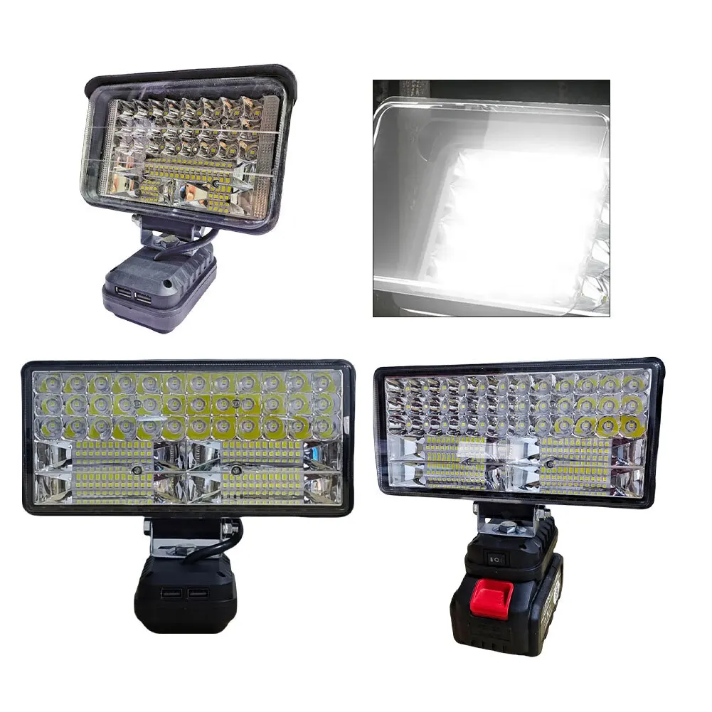 

3/4/5inch Portable LED Work Light Weather-Resistant Adjustable For Various Tasks For Repairs Or Outdoor Adventures