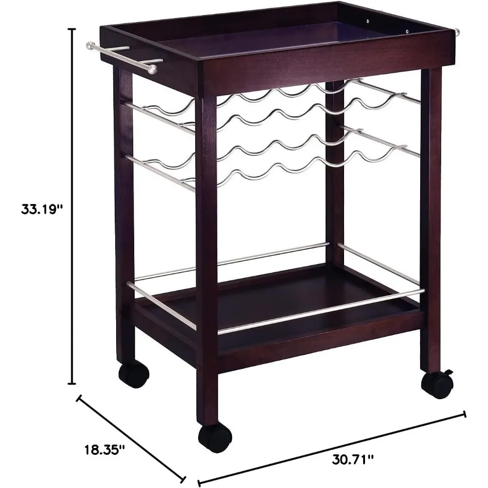 ที่เก็บไวน์สุดหรูในสีเอสเพรสโซ่สุดหรูหรา