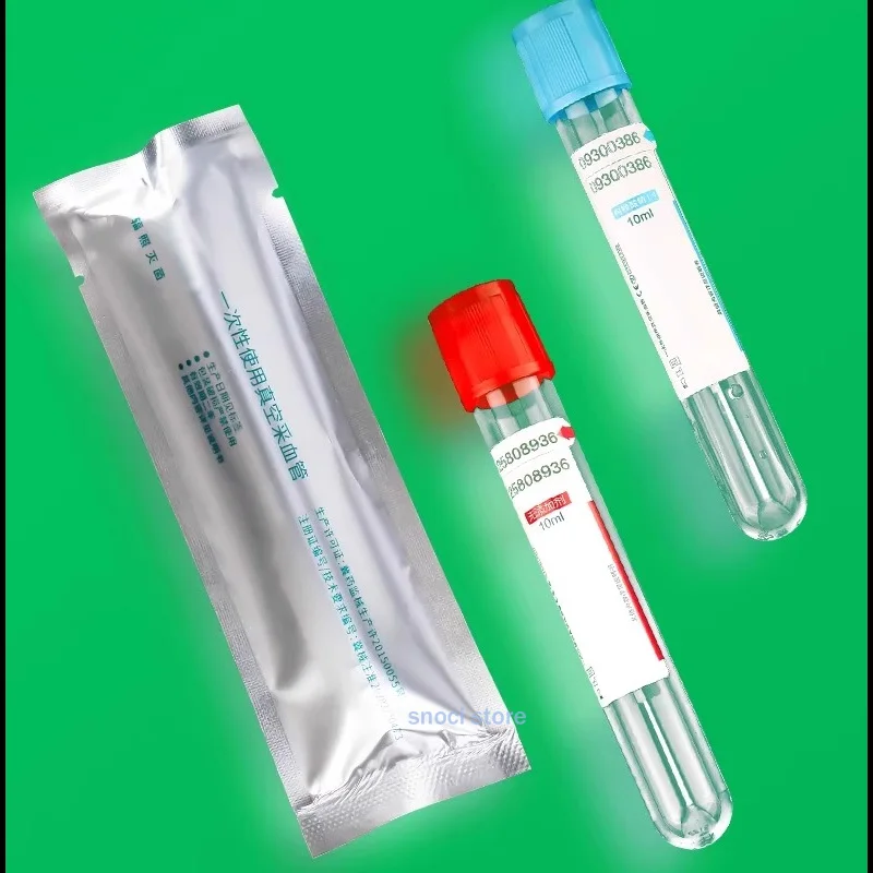 مختبر فراغ أنبوب إعداد الانفصال أنبوب PRF CGF استخراج أنبوب الطرد المركزي PRP أنابيب اختبار السترات الصوديوم 10 مللي ، معقمة