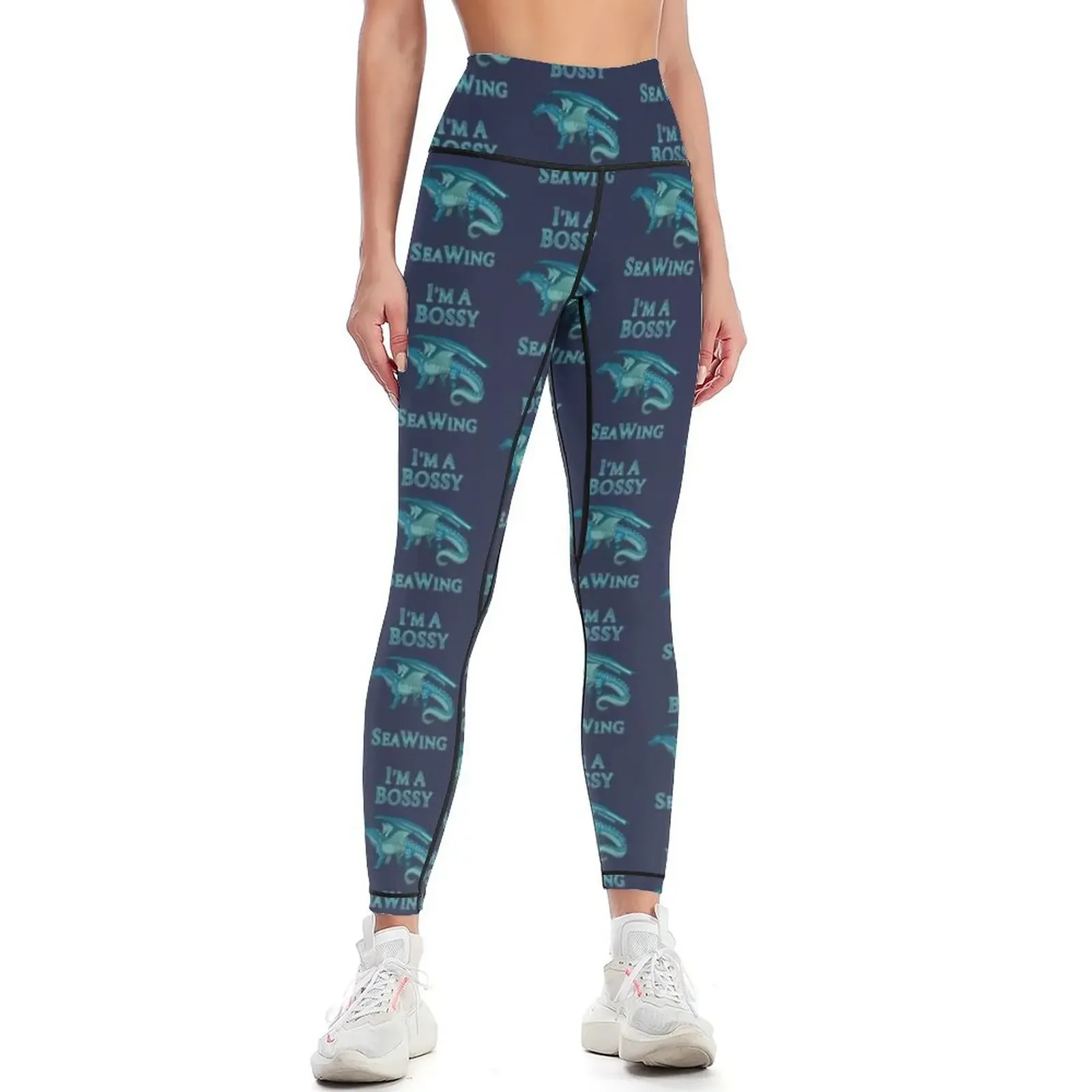 

I'm a Bossy SeaWing Leggings sporty woman gym Women's sports pants Sweatpants gym clothing Womens Leggings
