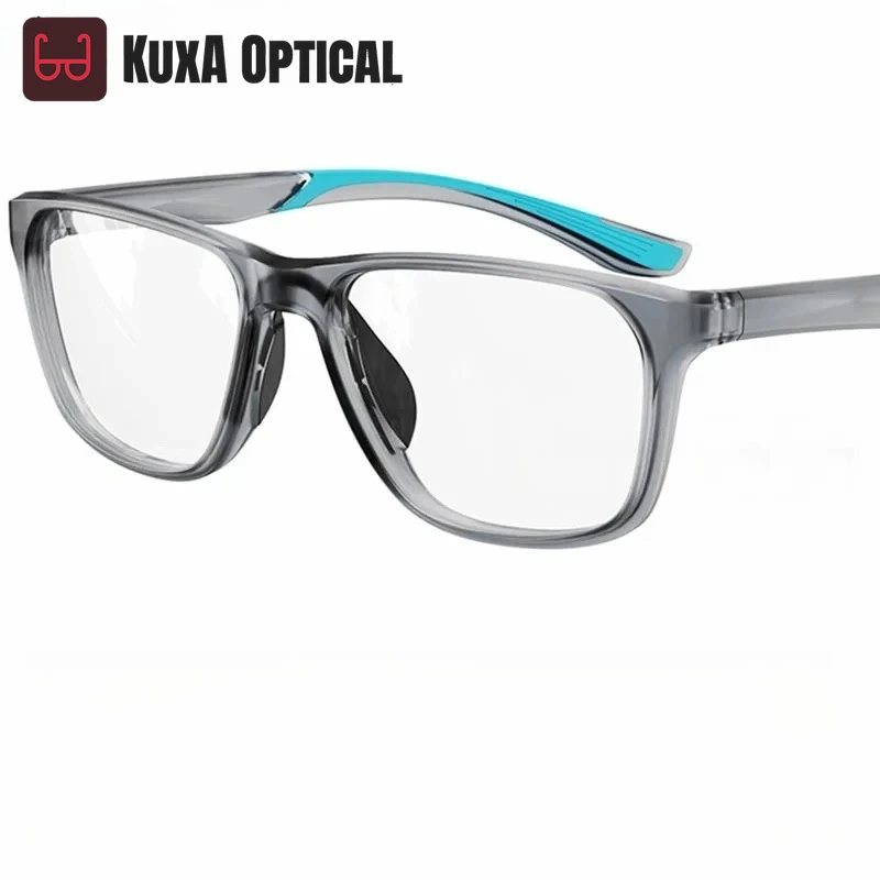 

KUXA спортивные очки на открытом воздухе, оправа для мужчин, новинка 2025, сверхлегкая оптическая оправа TR90, оправа для очков по рецепту, женская оправа