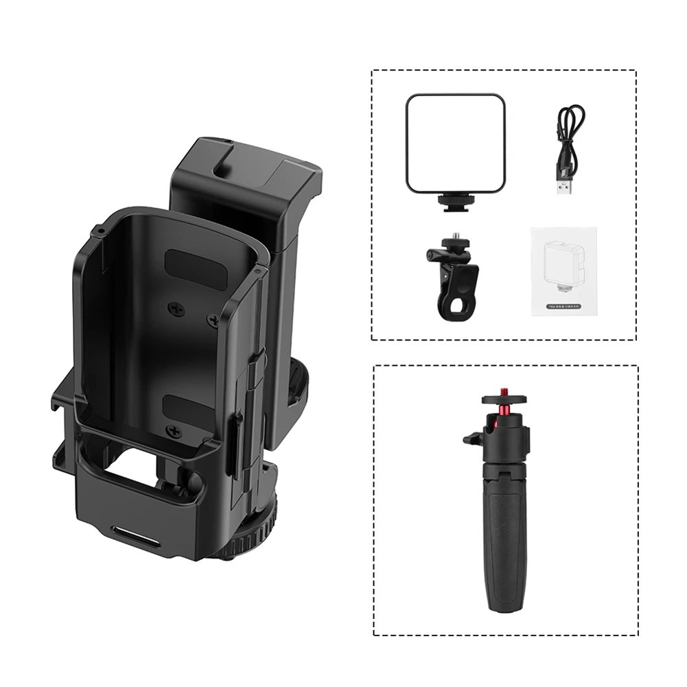 Mobile Phone Mount Action Camera Extension Mount Adapter Stabilizer Compatible for OSMO Pocket 3 Camera